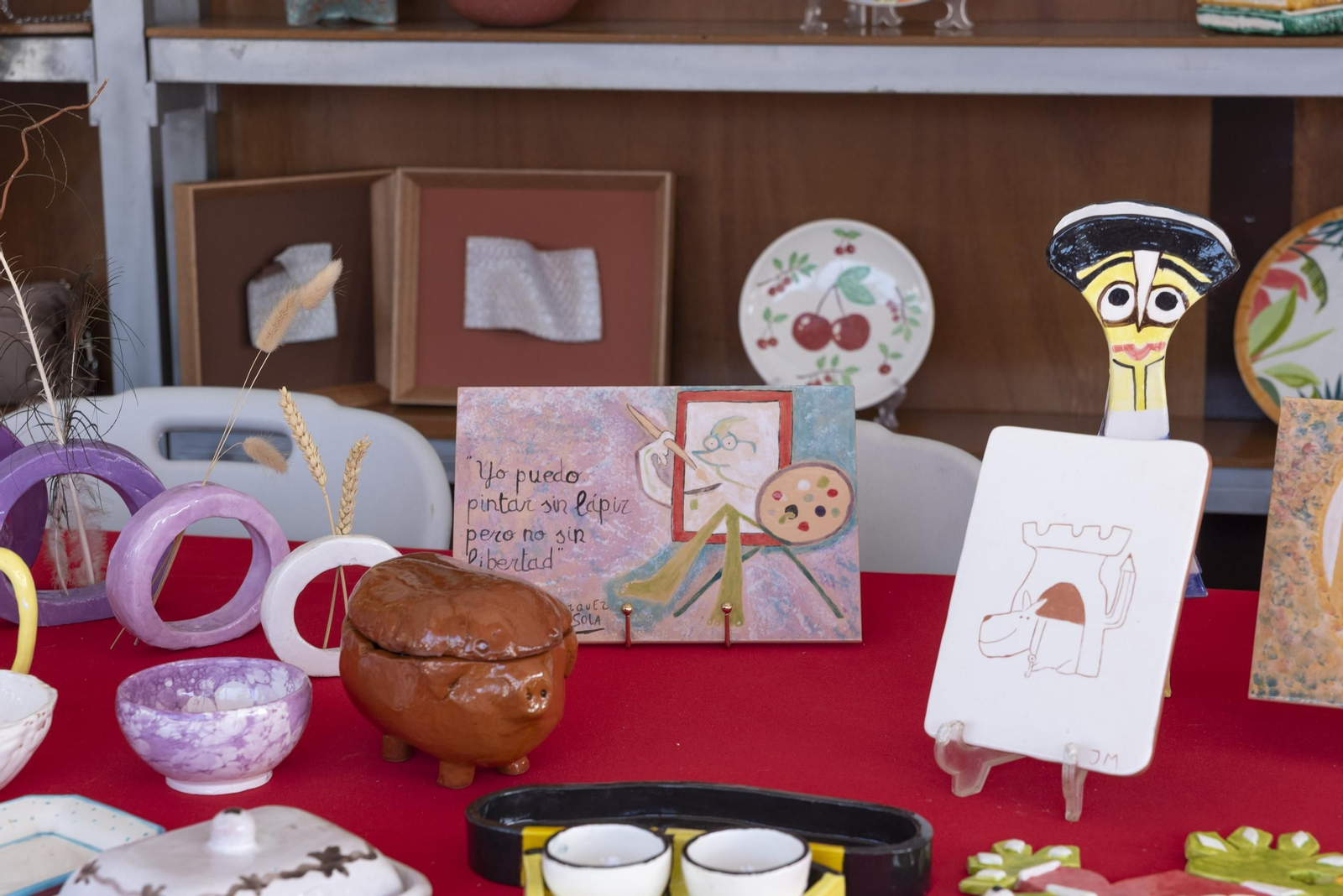 Fotos de las actuaciones y exposición de la Feria del Arte de San Roque 2025