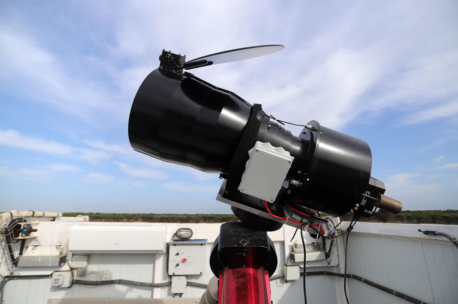 La red mundial de telescopios espaciales con sede en Huelva, en imágenes