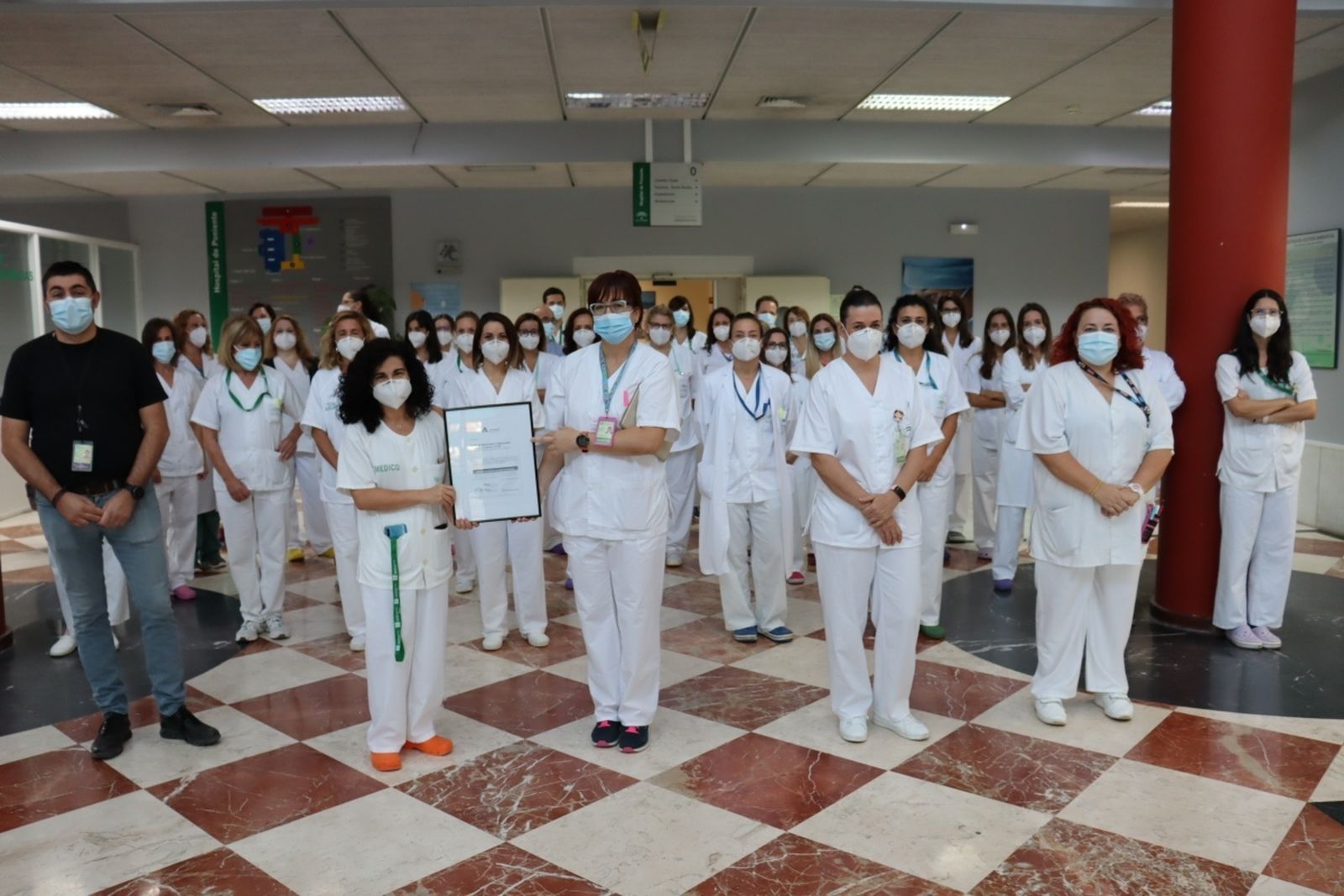 La Unidad de Ginecología y Obstetricia del Hospital de Poniente recibe la certificación de la Agencia de Calidad Sanitaria de Andalucía