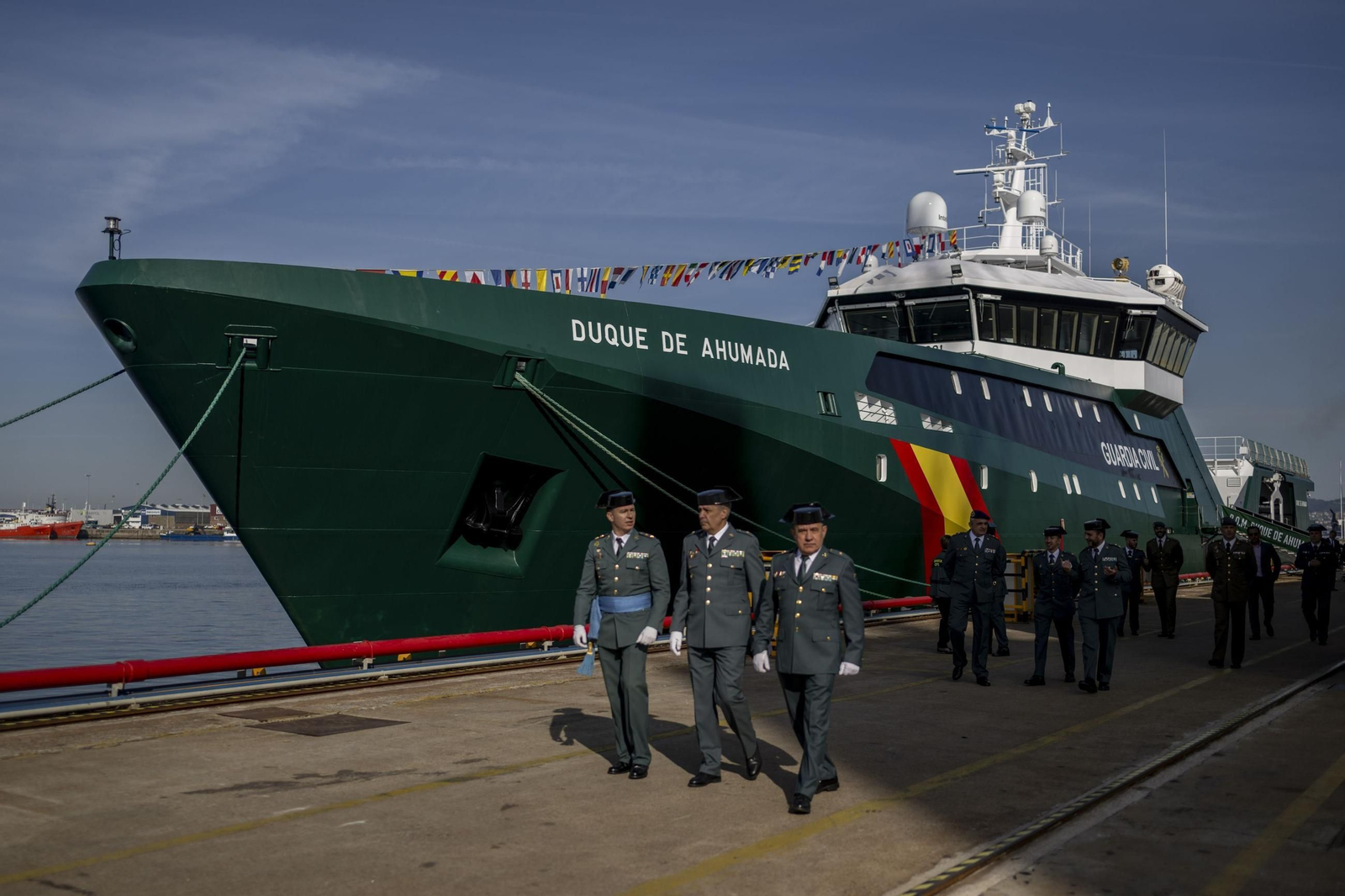 Las fotos de la entrega del buque 'Duque de Ahumada' a la Guardia Civil
