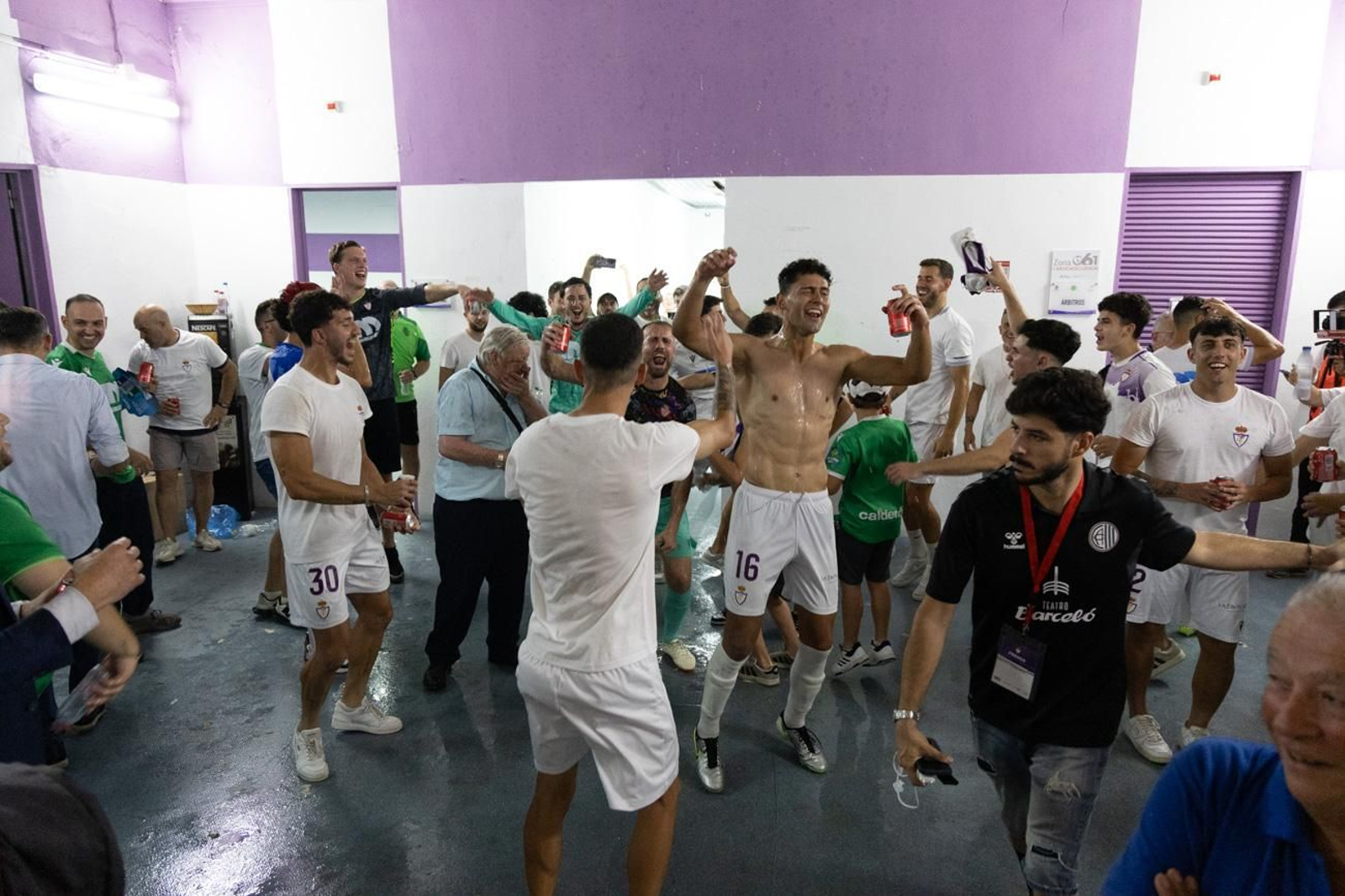 La celebración del Real Jaén.