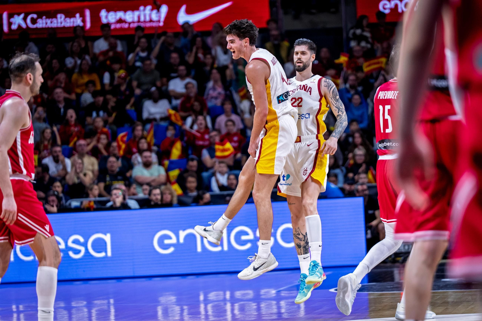 Las fotos del España-Georgia de baloncesto