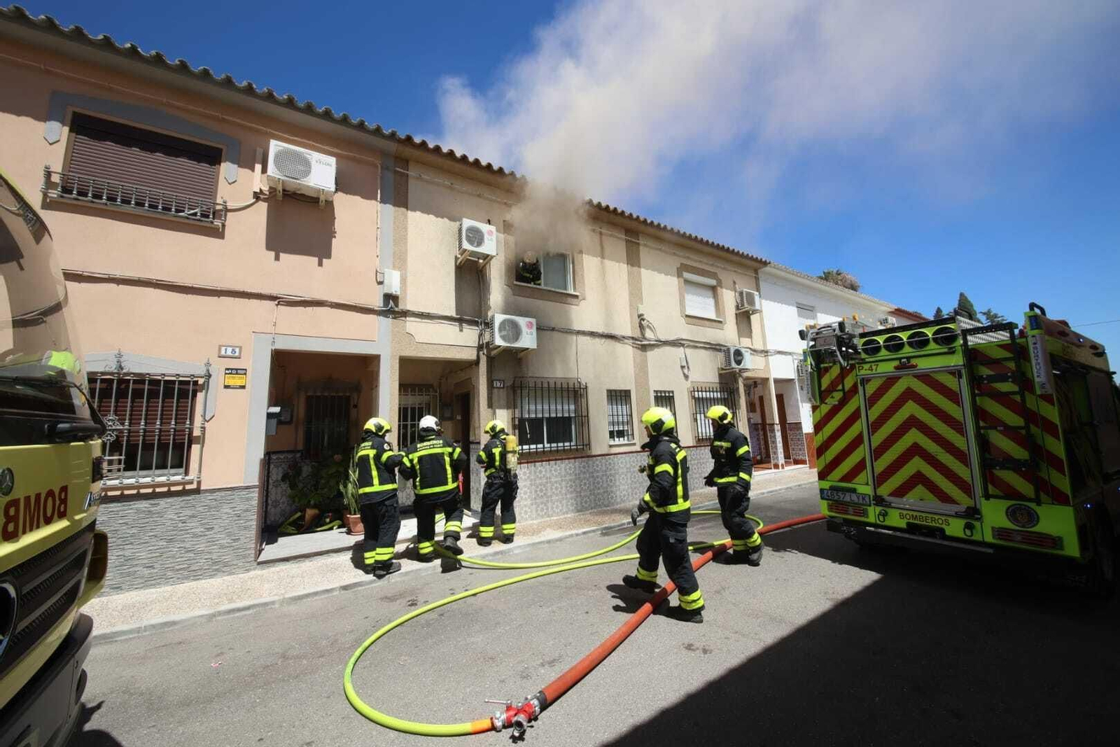 Incendio en una vivienda en Guadalcacín