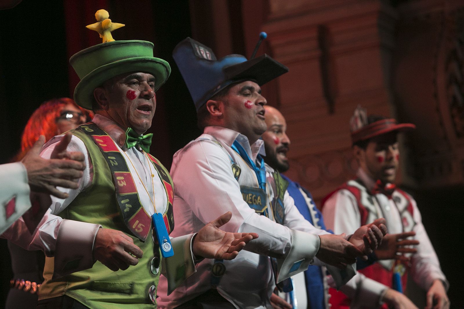 Las imágenes del sexto días de preliminares del Carnaval Colombino