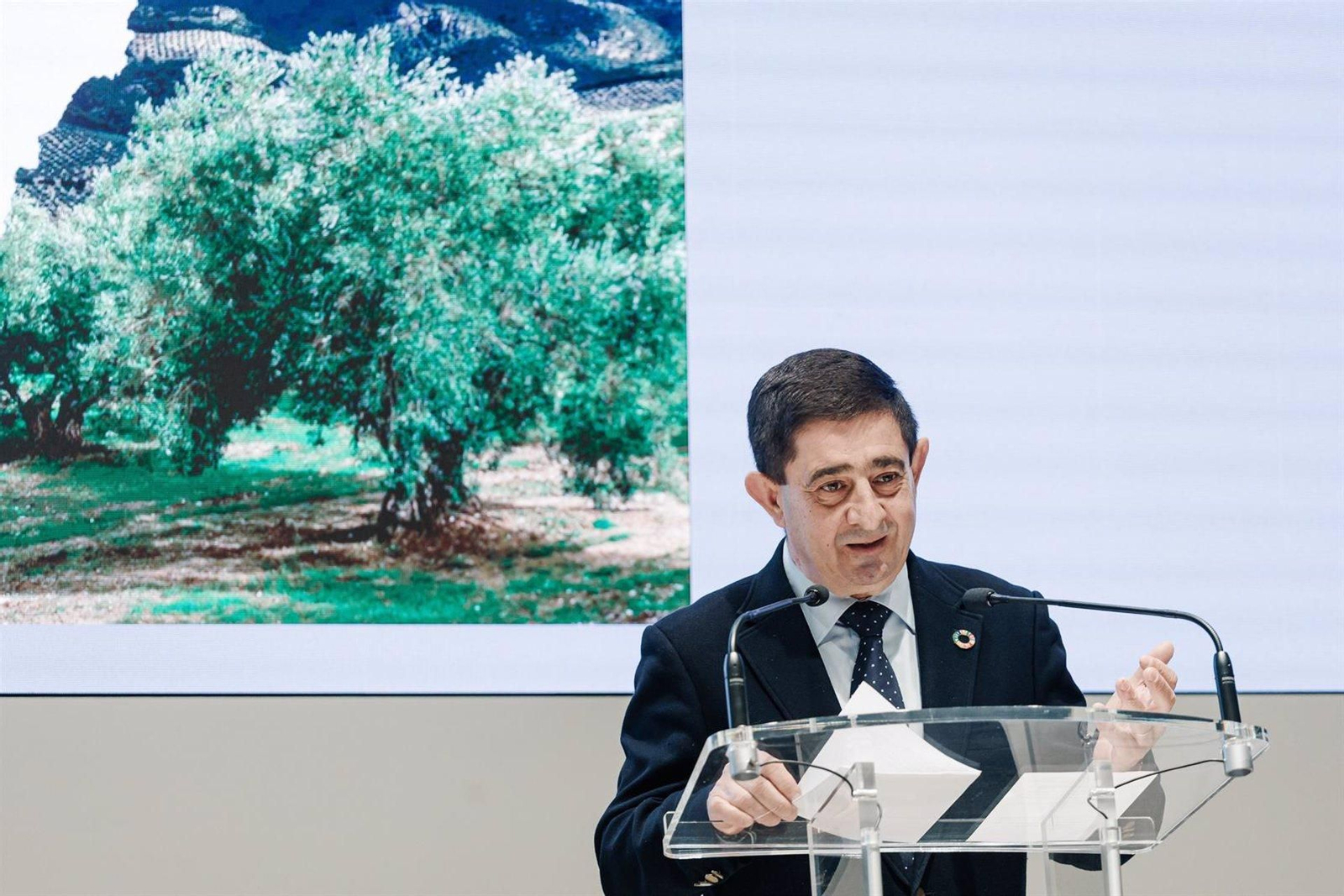 Francisco Reyes en rueda de prensa.