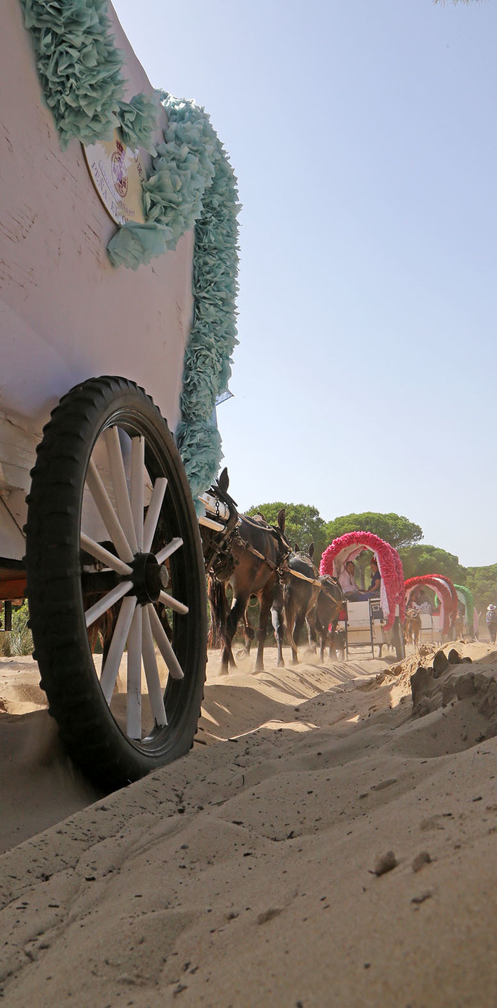 Las imágenes de la segunda jornada de camino de la Hermandad de Jerez
