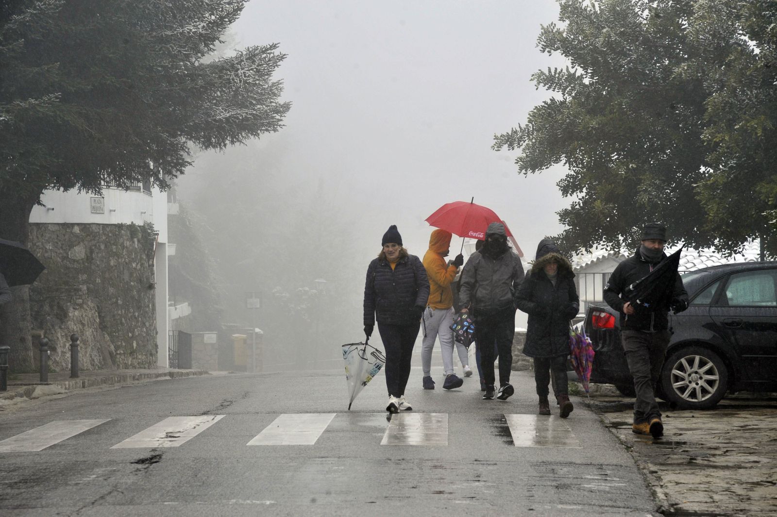 Nieve en la Sierra de Cádiz
