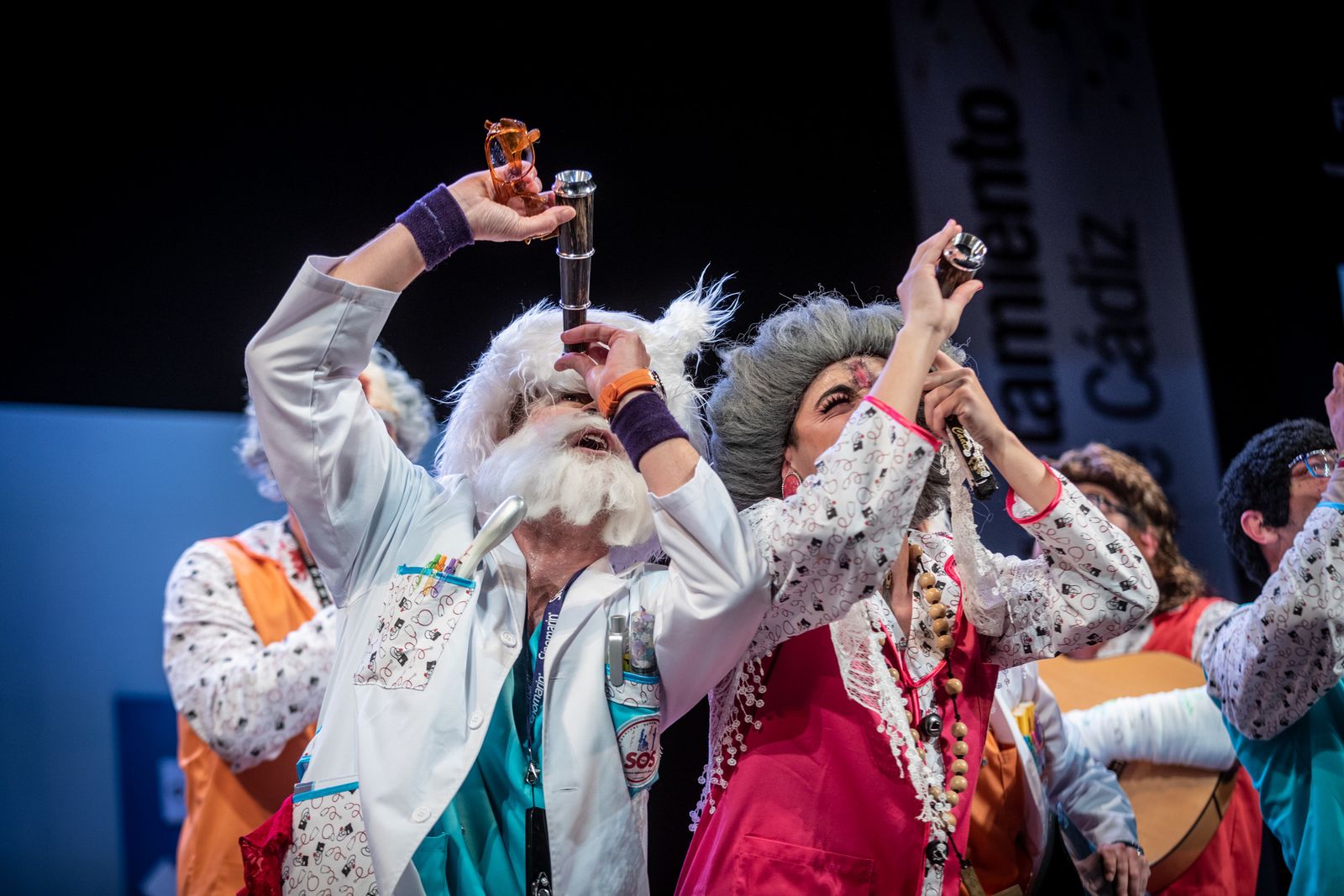 Actuacion de la chirigota 'Hospital General San Gangui'