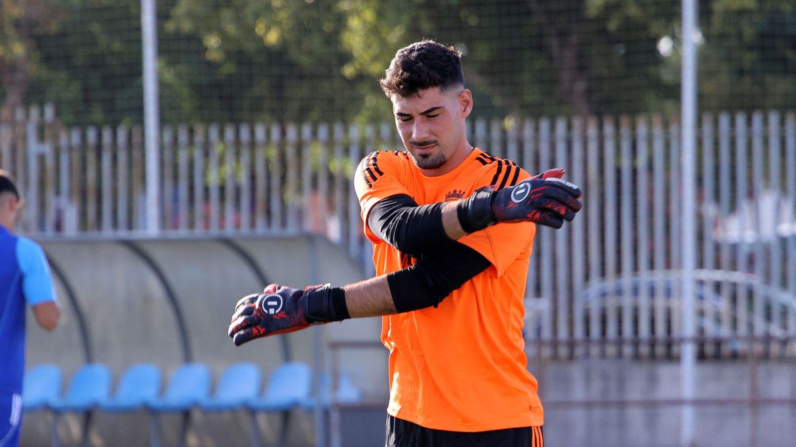 Primer entrenamiento del Xerez CD en el campo de La Granja