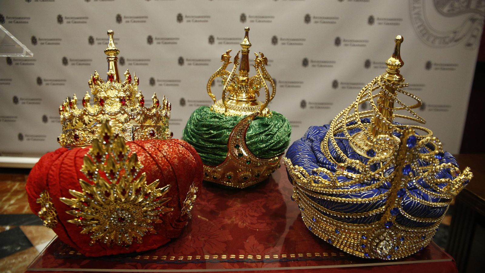 Las coronas de los Reyes Magos.