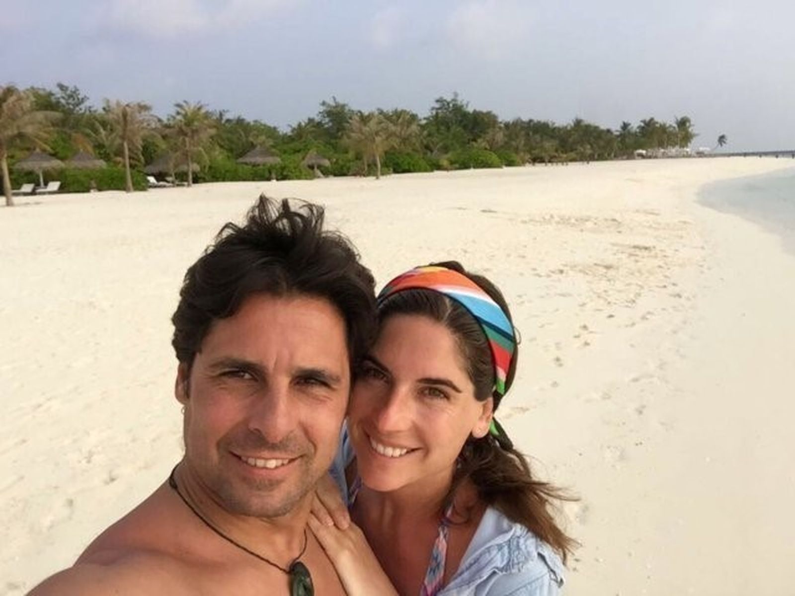 Lourdes y Fran Rivera, viaje en familia a Maldivas