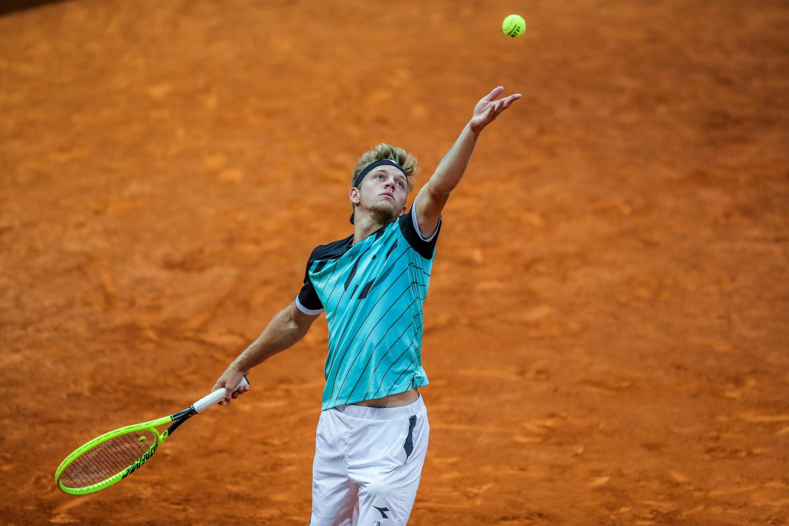 Davidovich, durante un partido.