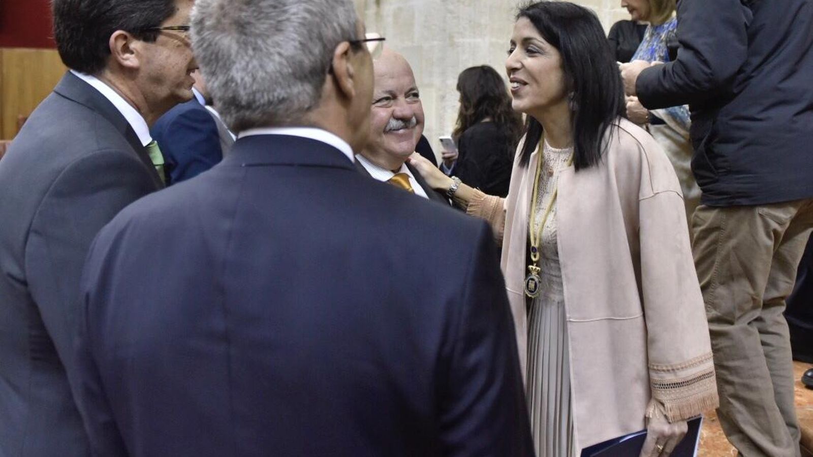 Marta Bosquet, antes de su discurso.