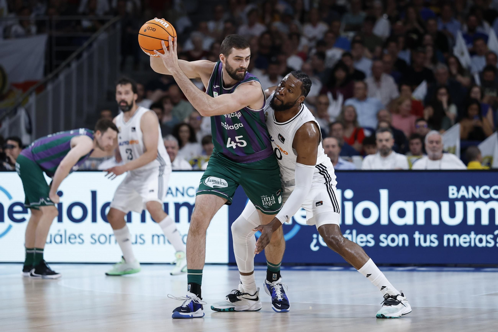 El Real Madrid-Unicaja, en fotos