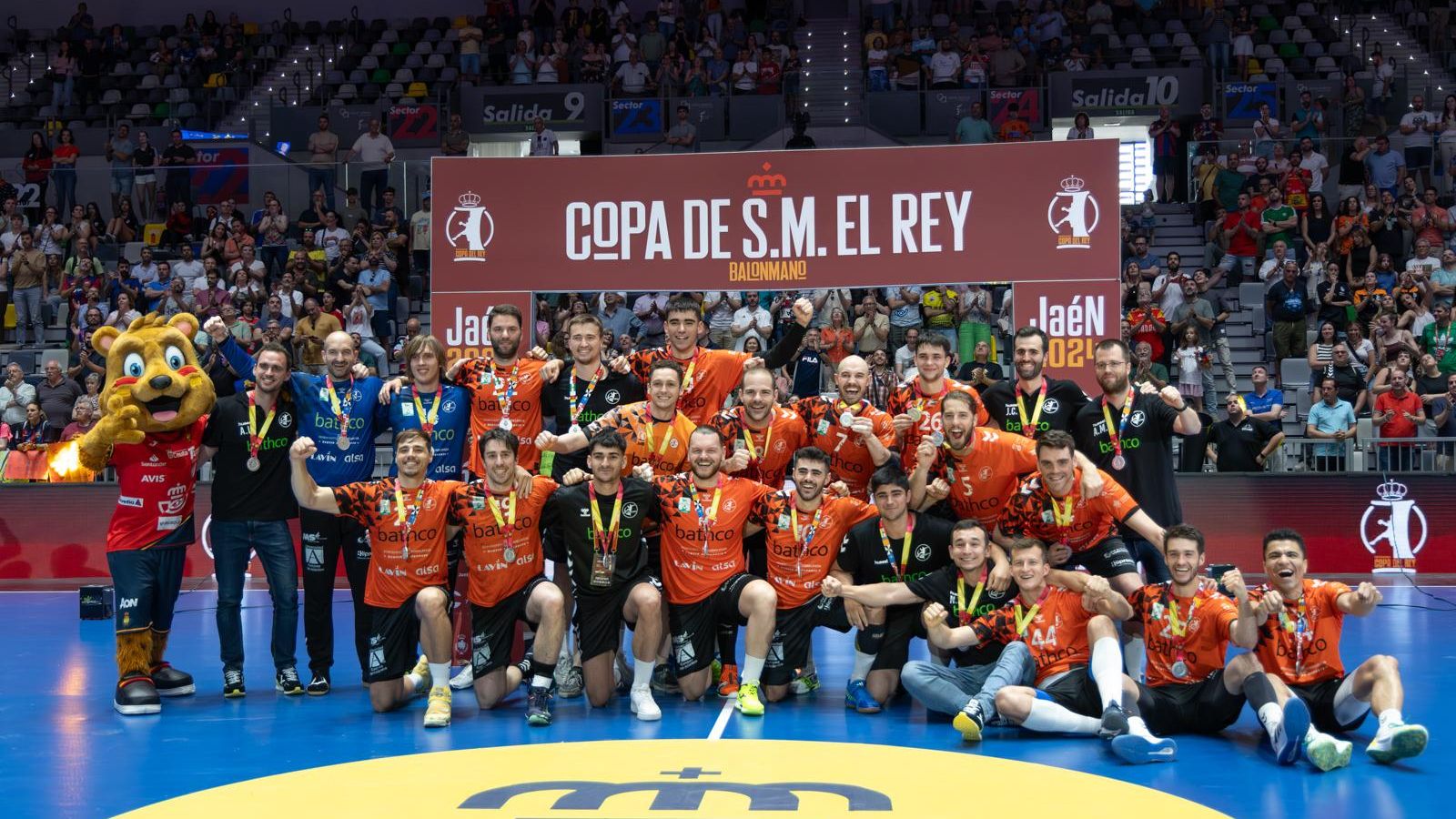 Bathco Torrelavega, subcampeón y gran revelación del torneo copero.