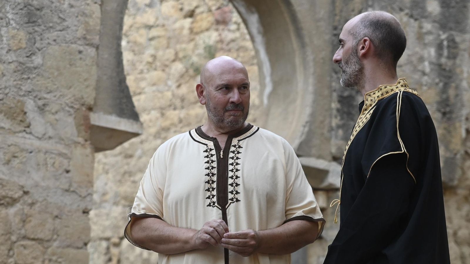 Jafard y el principe en las visitas Teatralizadas de Medina Azahara