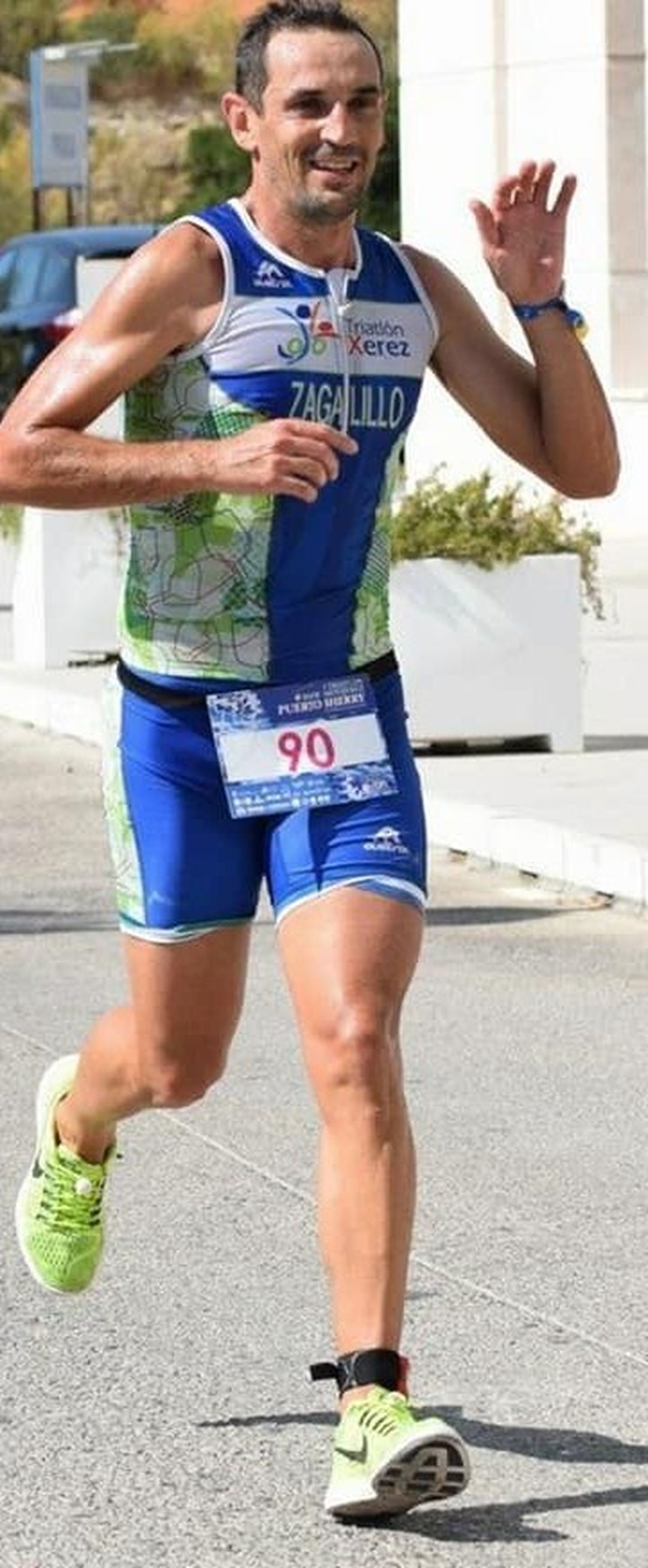 Jesús Hinojos, ubriqueño del Triatlón Xerez.
