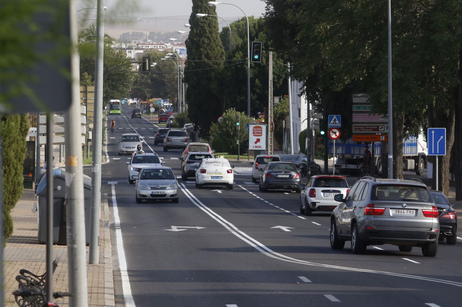 Tráfico en la avenida del Brillante.