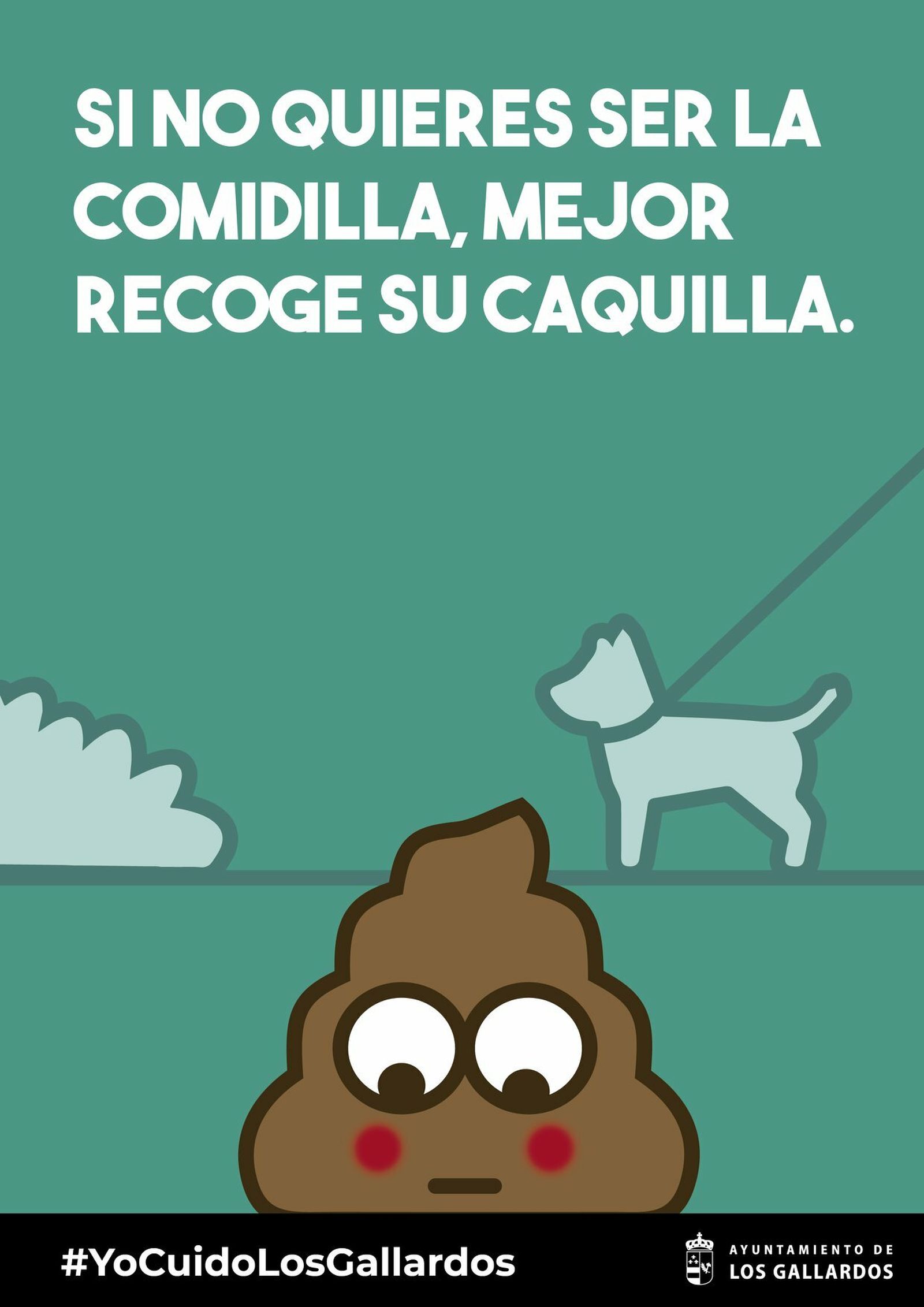 Cartel de la campaña del Ayuntamiento de Los Gallardos.