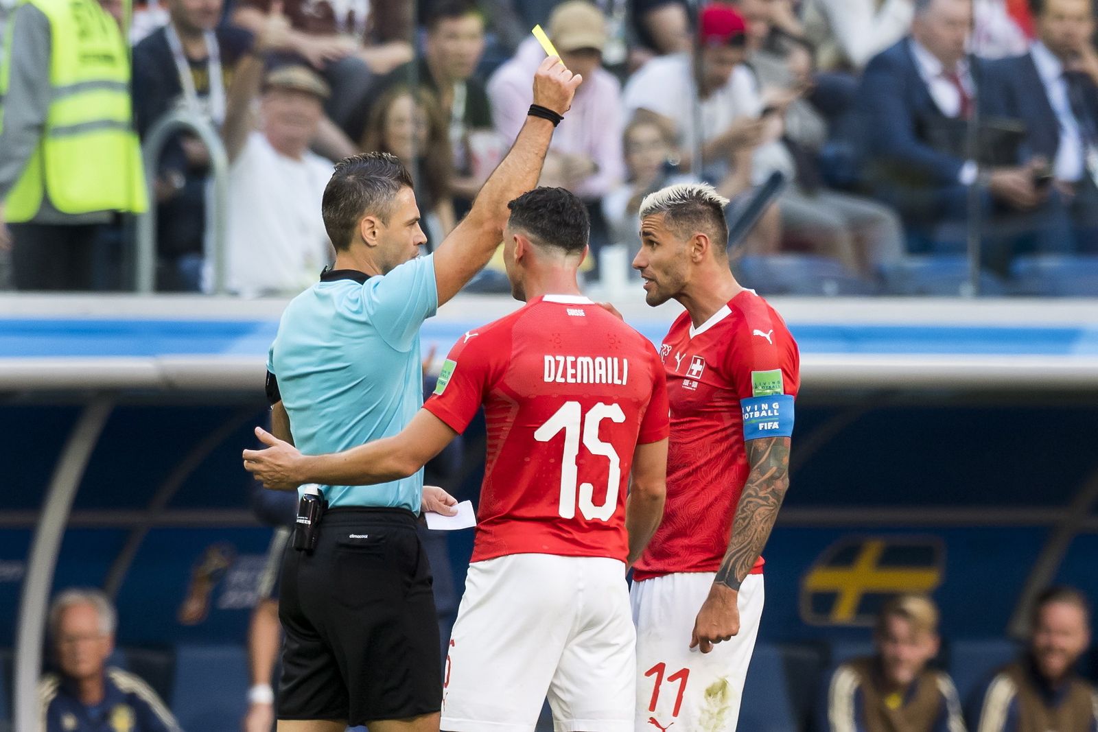 Las imágenes del Suecia-Suiza