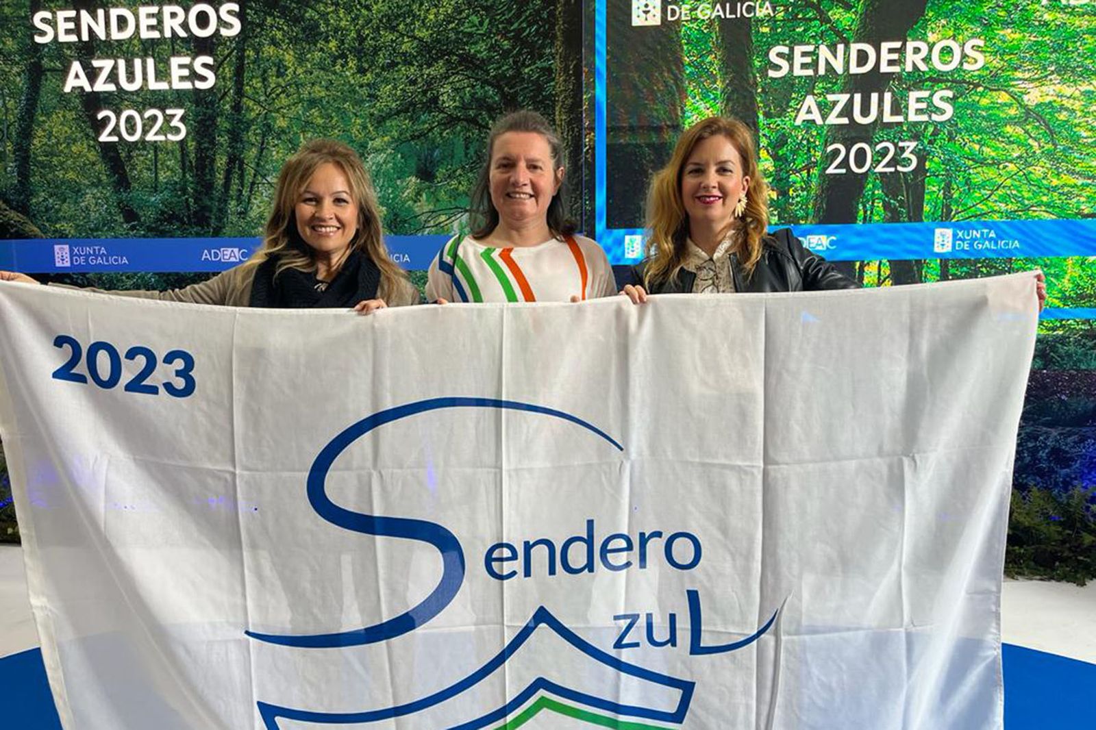 Recogida del 'Sendero Azul'.