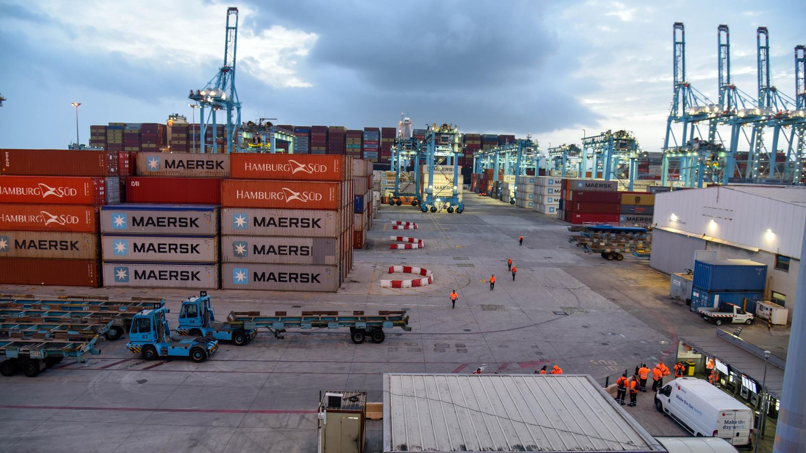 La terminal de contenedores de APM en Algeciras.