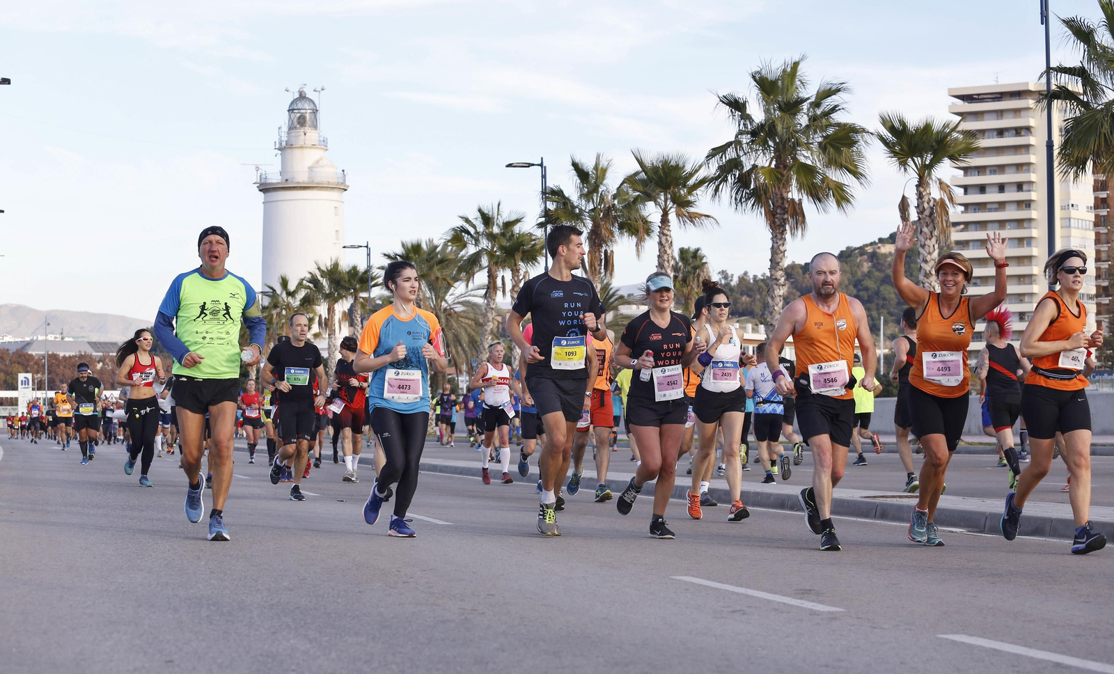 Las mejores fotos del Maratón de Málaga 2018
