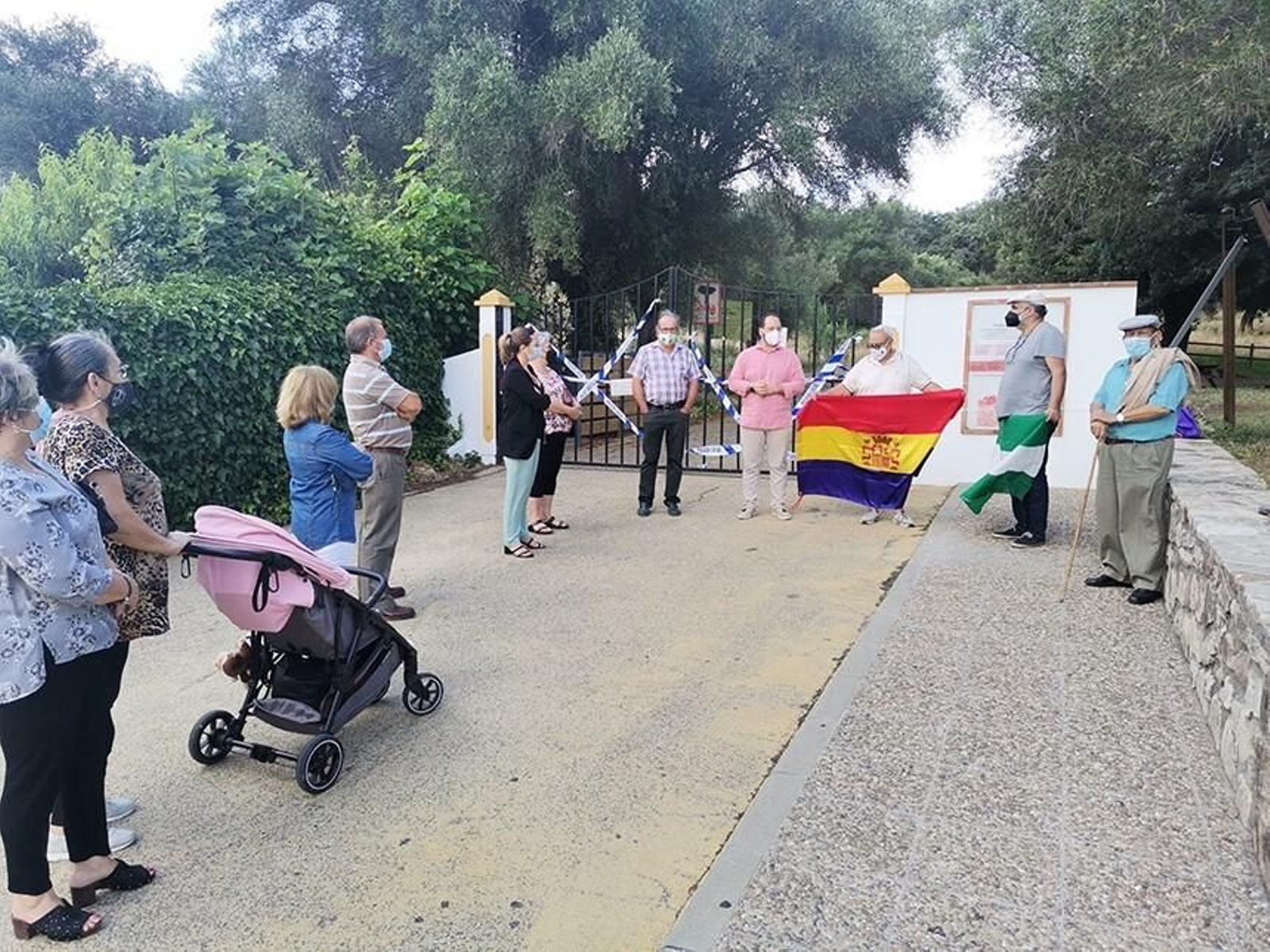 Un momento del acto en Castellar.