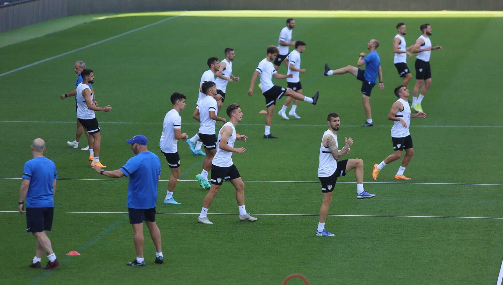 Las fotos del entrenamiento del Málaga CF
