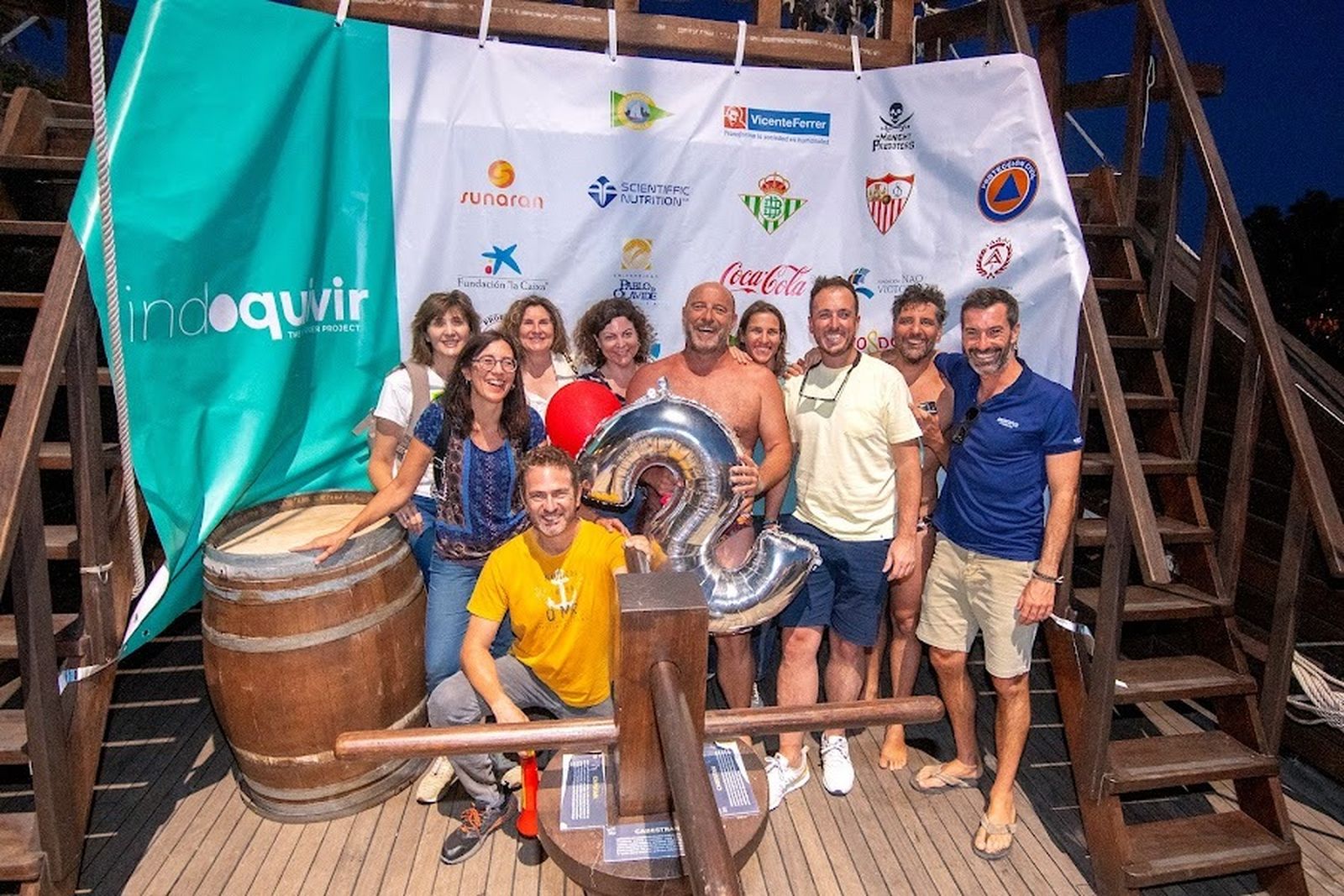 Triatlón a lo largo del Guadalquivir a beneficio de la Fundación Vicente Ferrer