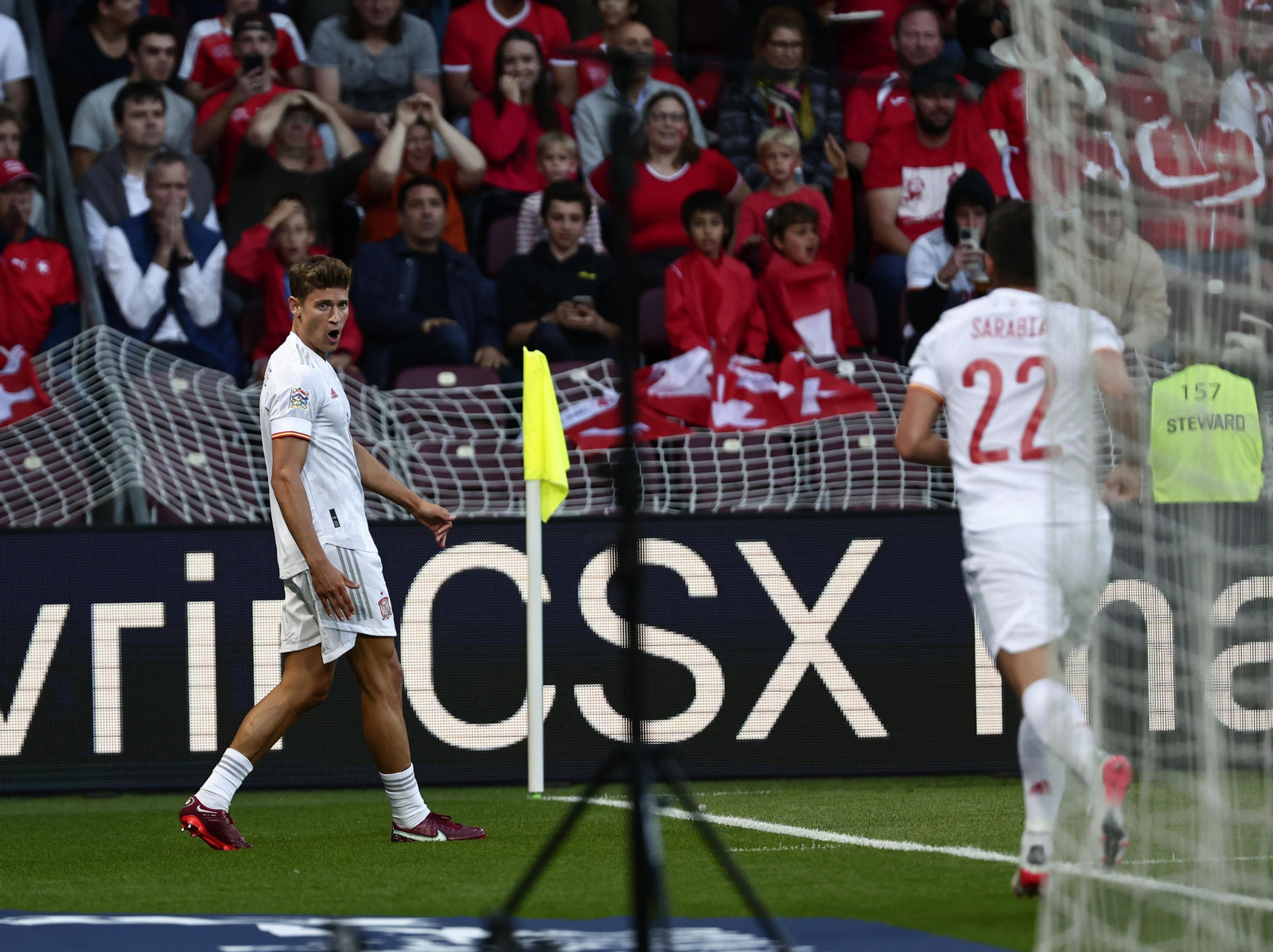 El Suiza - España de la Nations League, en imágenes