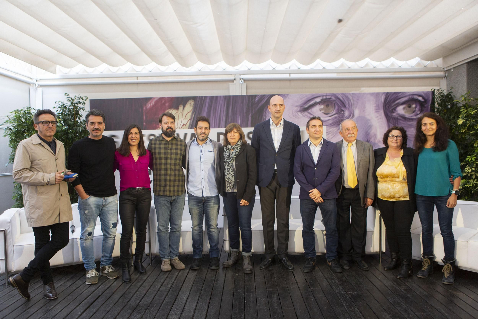 Un momento de la rueda de prensa sobre 'Manolo Sanlúcar. El legado' y 'Menese', las dos cintas seleccionadas por el Premio Imagenera.