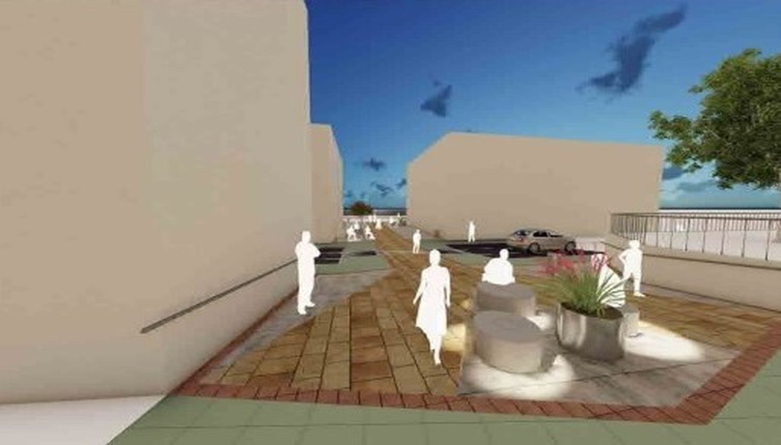 Una de las intervenciones proyectadas para mejorar los accesos al paseo marítimo