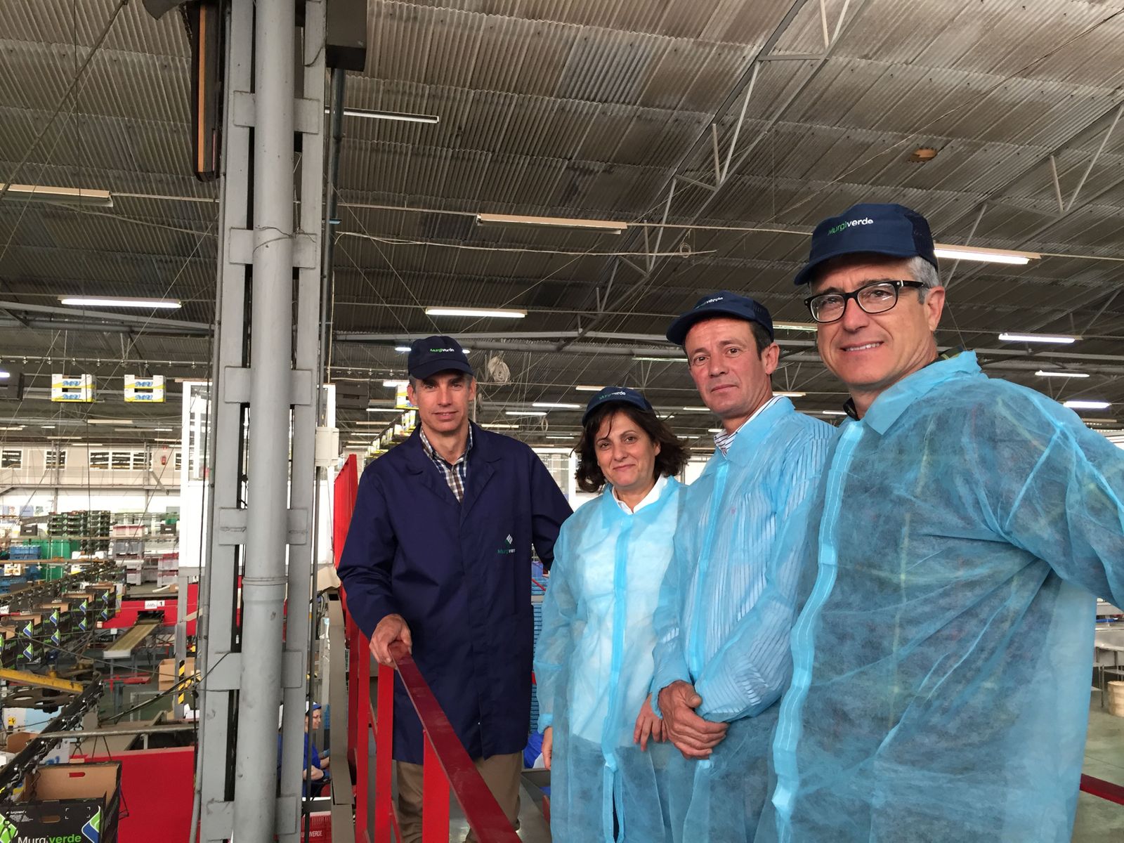 Esther Valverde, durante su visita a las instalaciones de Agrobío.