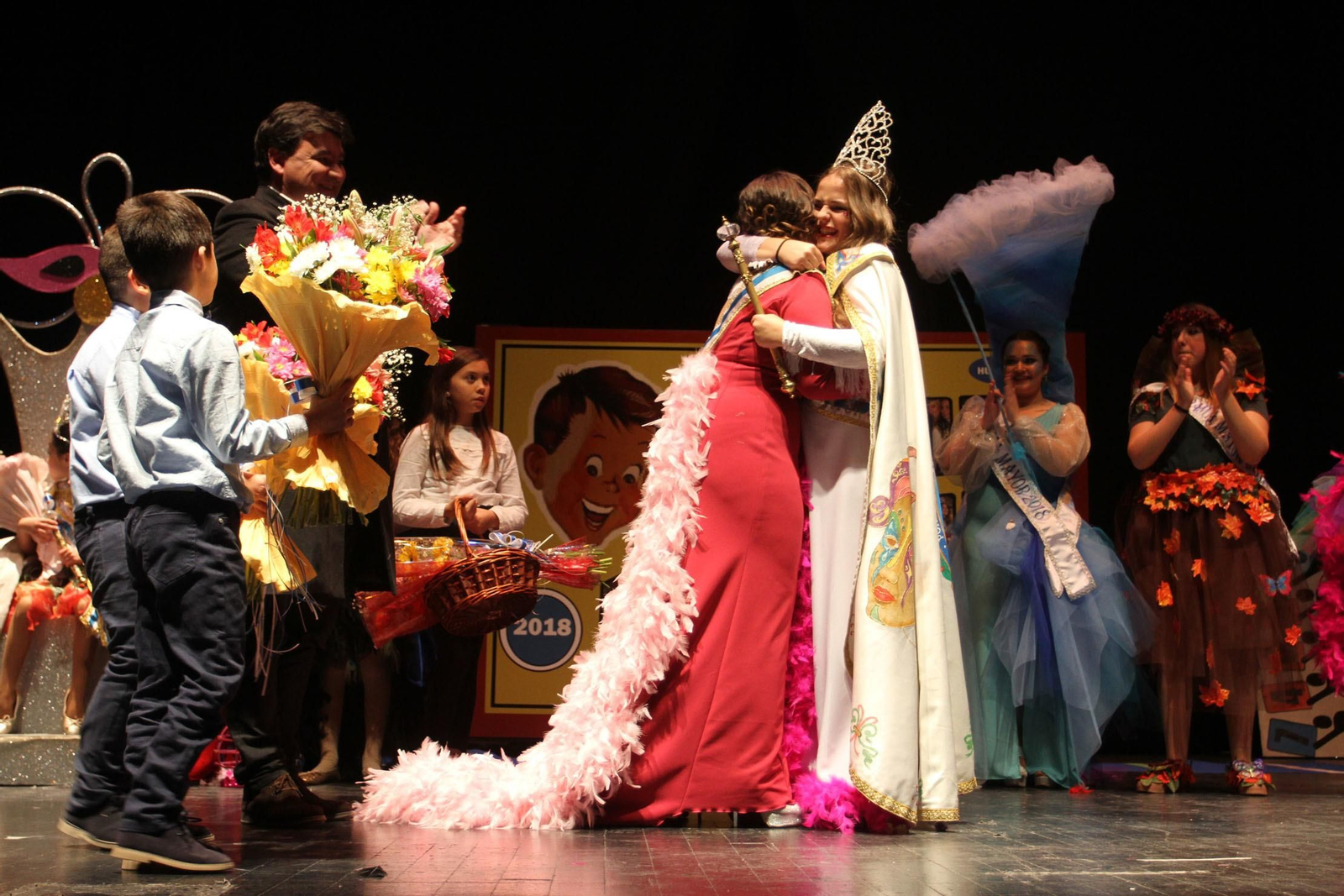 Gala de la coronación de  la choquera mayor e infantil del Carnaval Colombino 2018