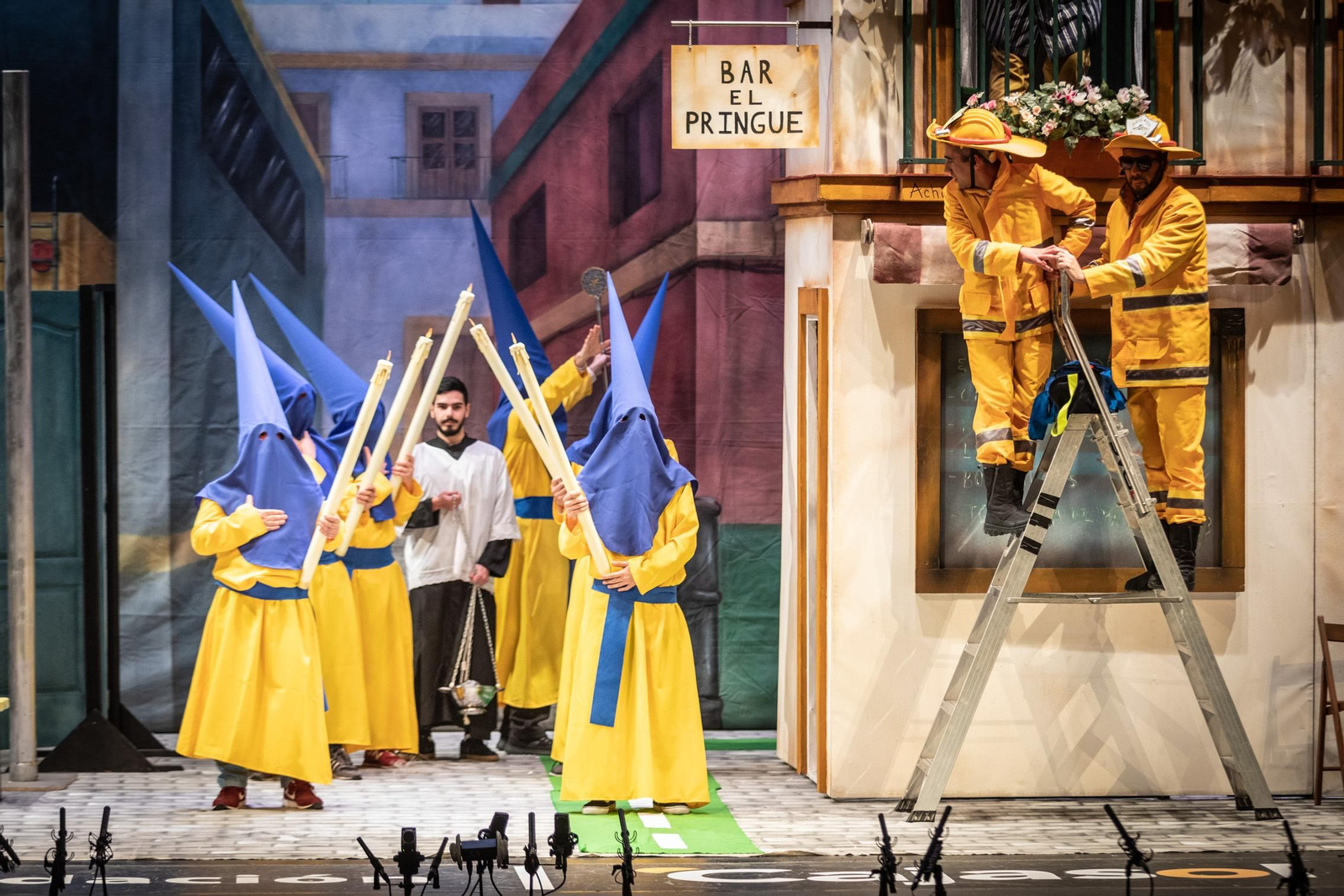 Cuarteto 'Brigada Amarilla(agüita con nojotros)