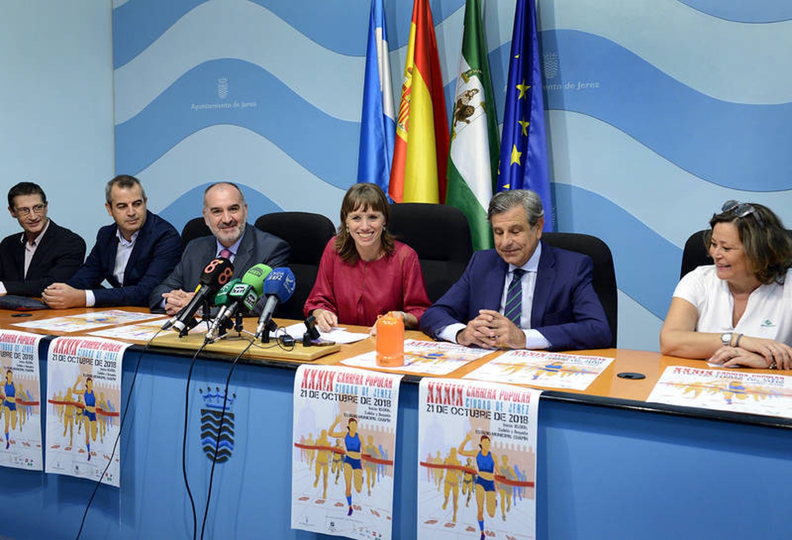 Laura Álvarez presentó la Carrera Popular, que alcanza la 39 edición.