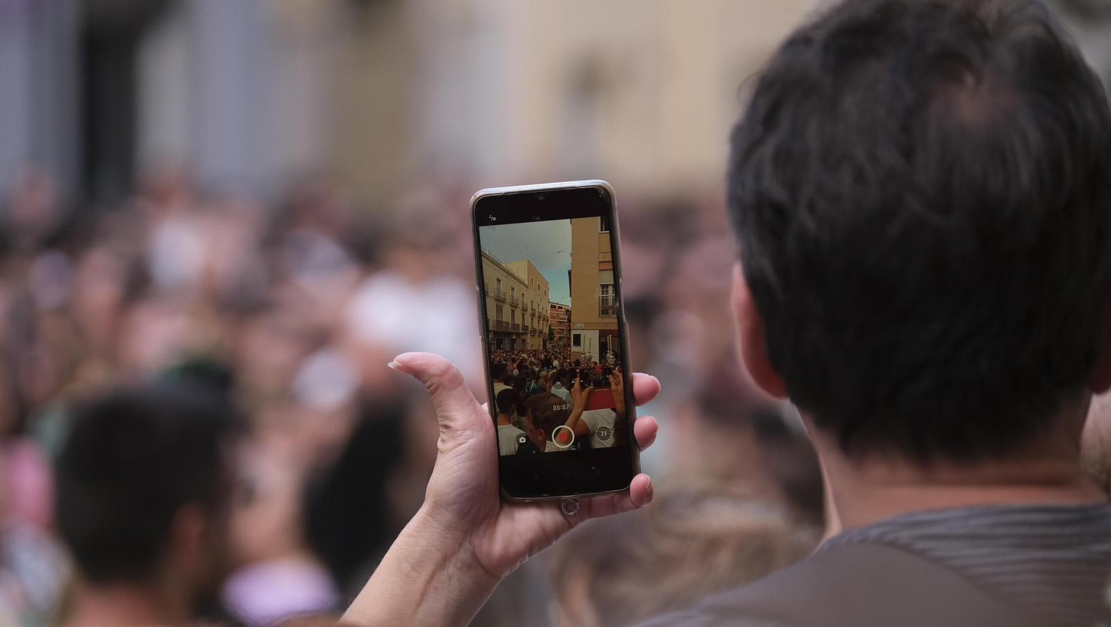 Imágenes de la salida extraordinaria de Jesús Cautivo de Medinaceli, por su 75 aniversario, Almería