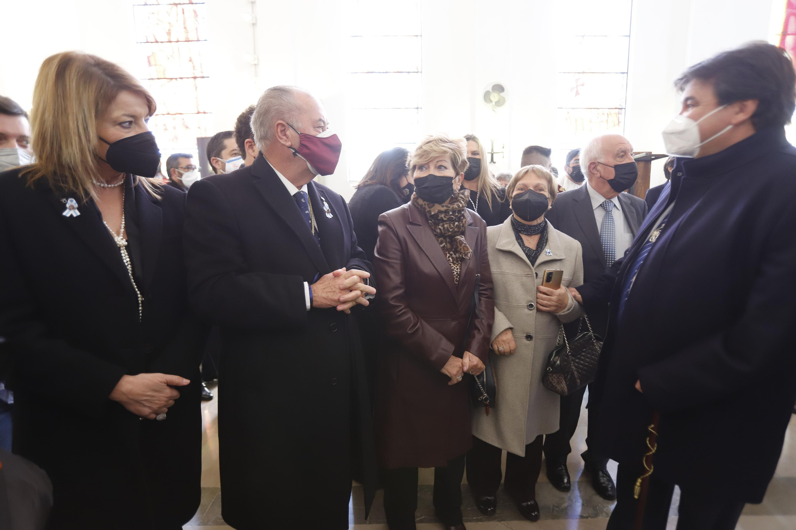 Imágenes del ambiente en la procesión de San Sebastián en Huelva