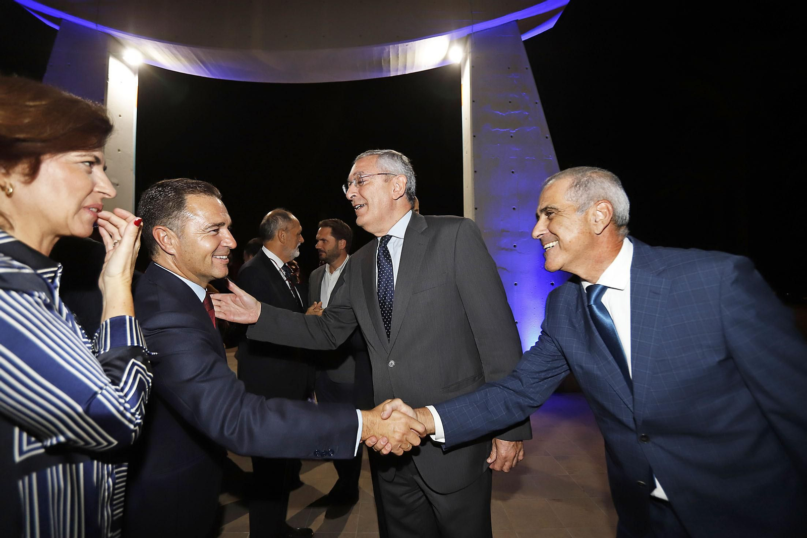 Imágenes de la recepción a los invitados a la gala del 40 aniversario de Huelva Información