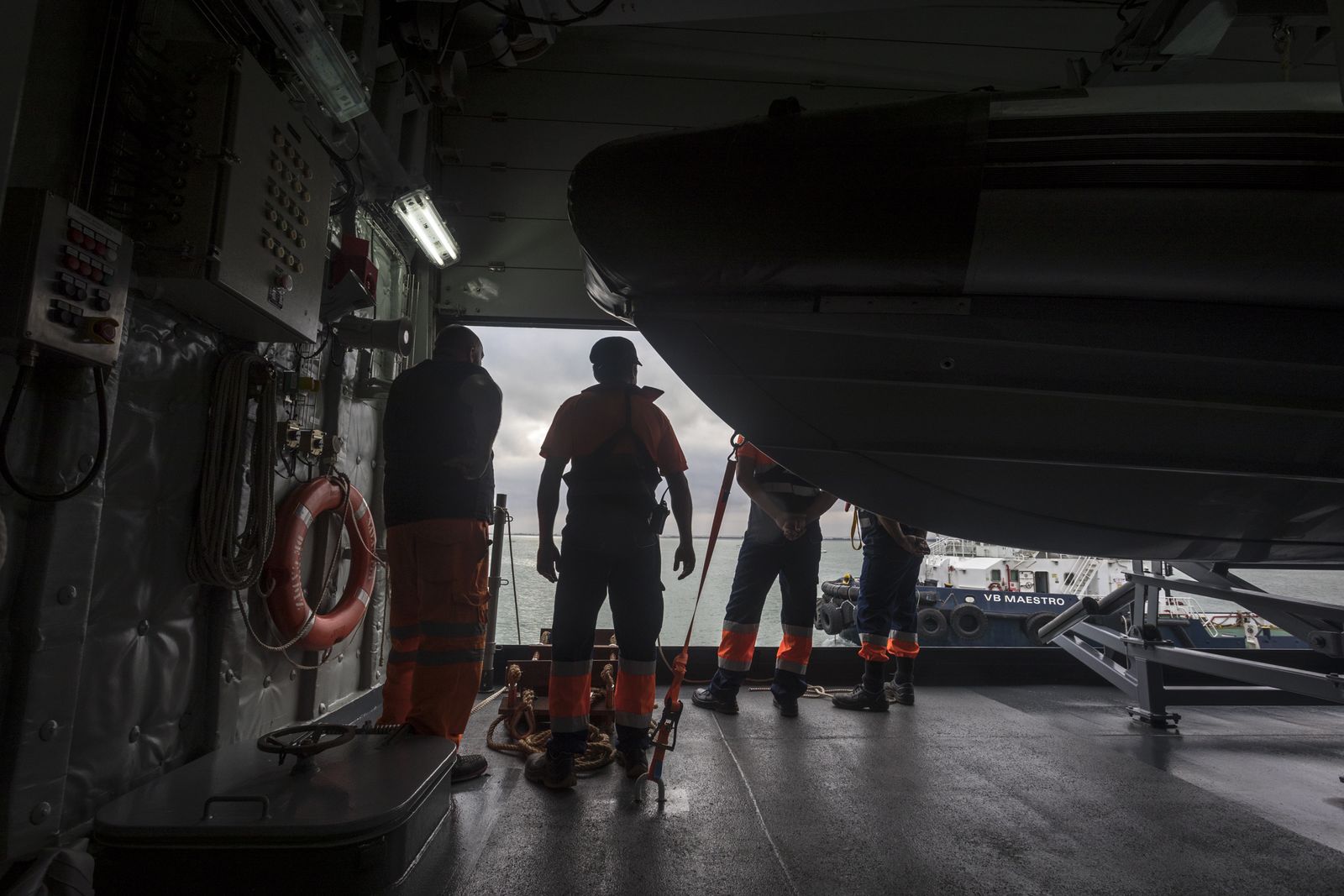 Imágenes de la prueba de mar del 'Audaz'