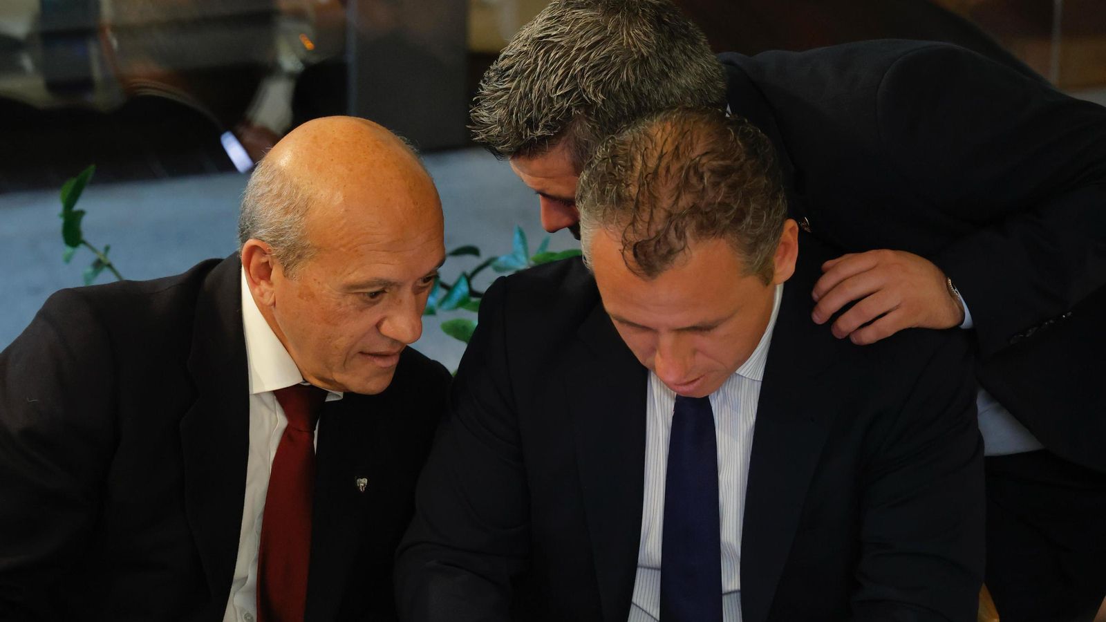 José María del NIdo Benavente, junto a su hijo Miguel Ángel.