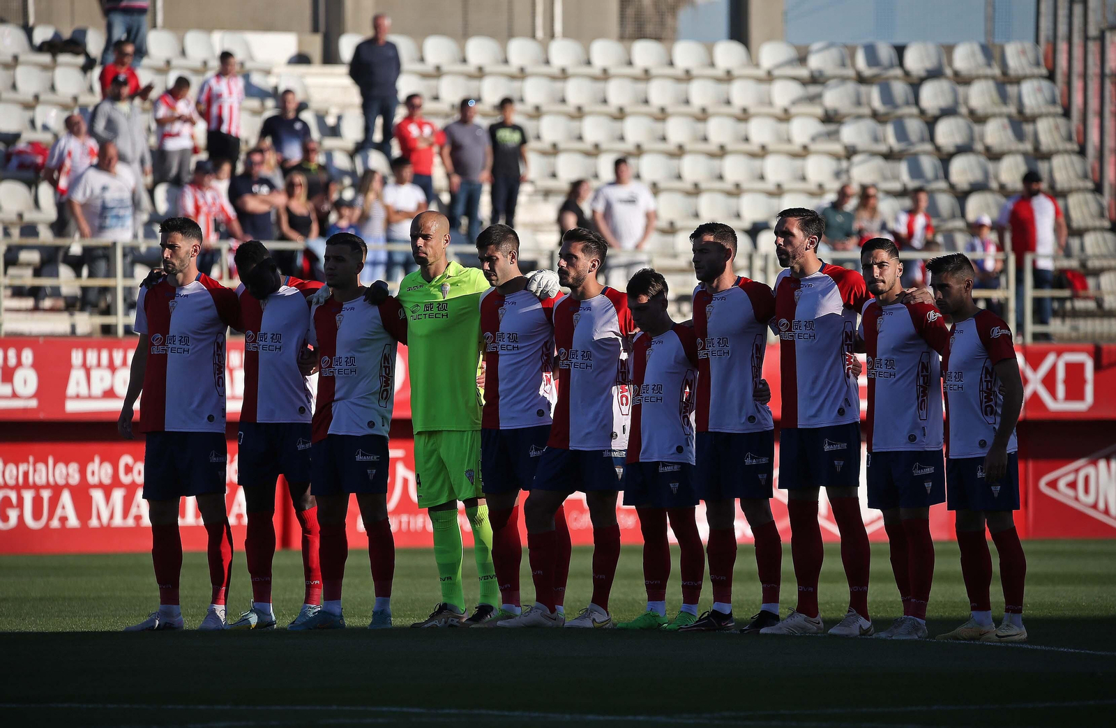 El once del Algeciras ante el Córdoba.