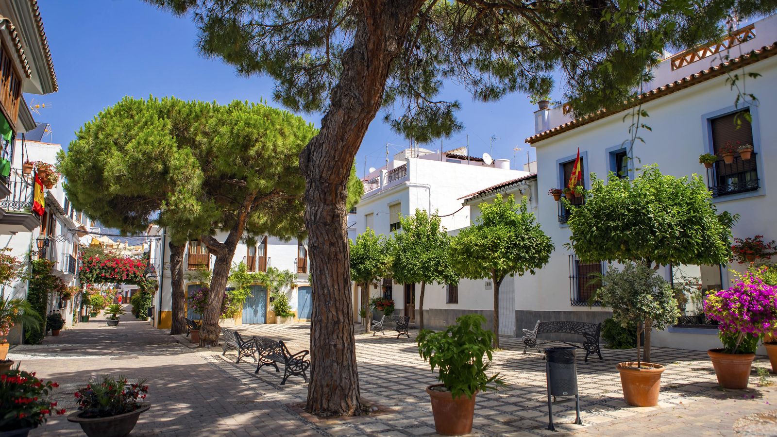 Vista de la Plaza Begines, en el centro histórico.