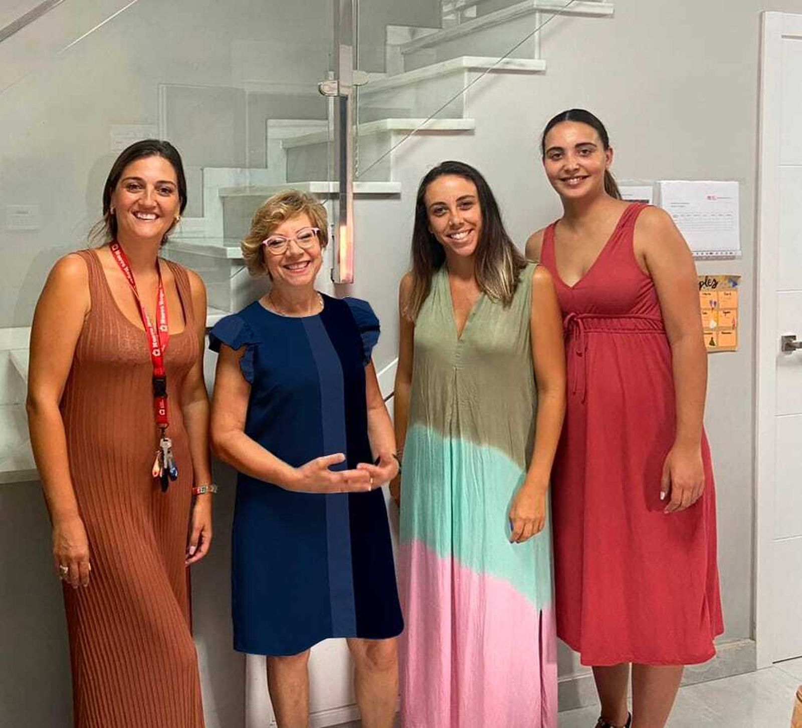 Begoña Arana y Carmen Collado, en Hogar Betania.