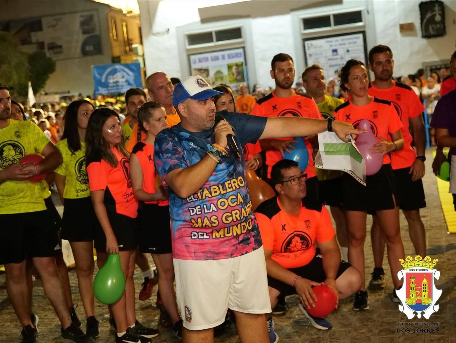 La inauguración del Gran Juego de la Oca de Dos Torres, en imágenes