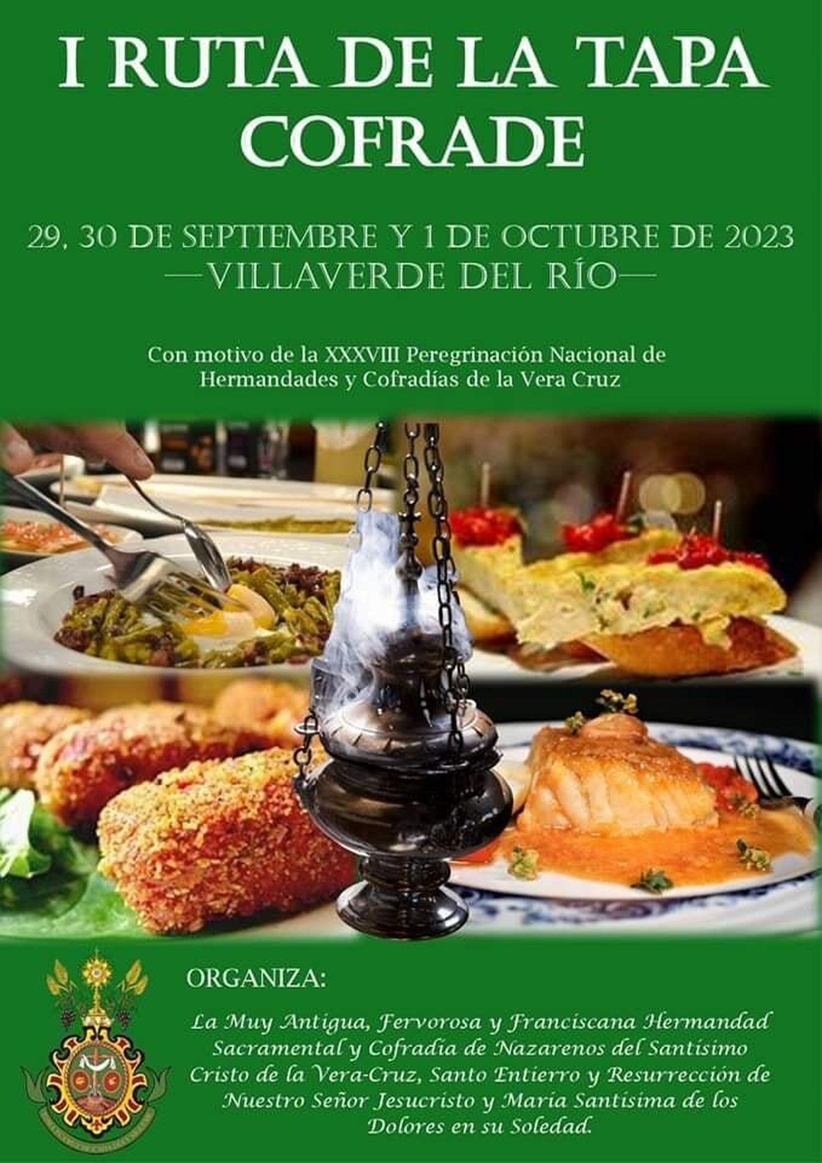 Cartel de la I Ruta de la tapa cofrade