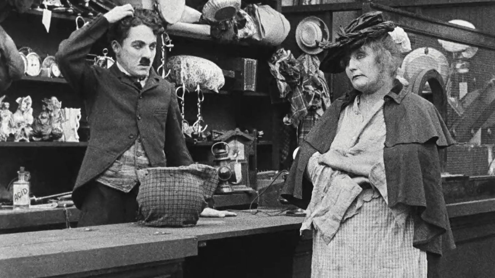 Una imagen de 'Charlot prestamista'.