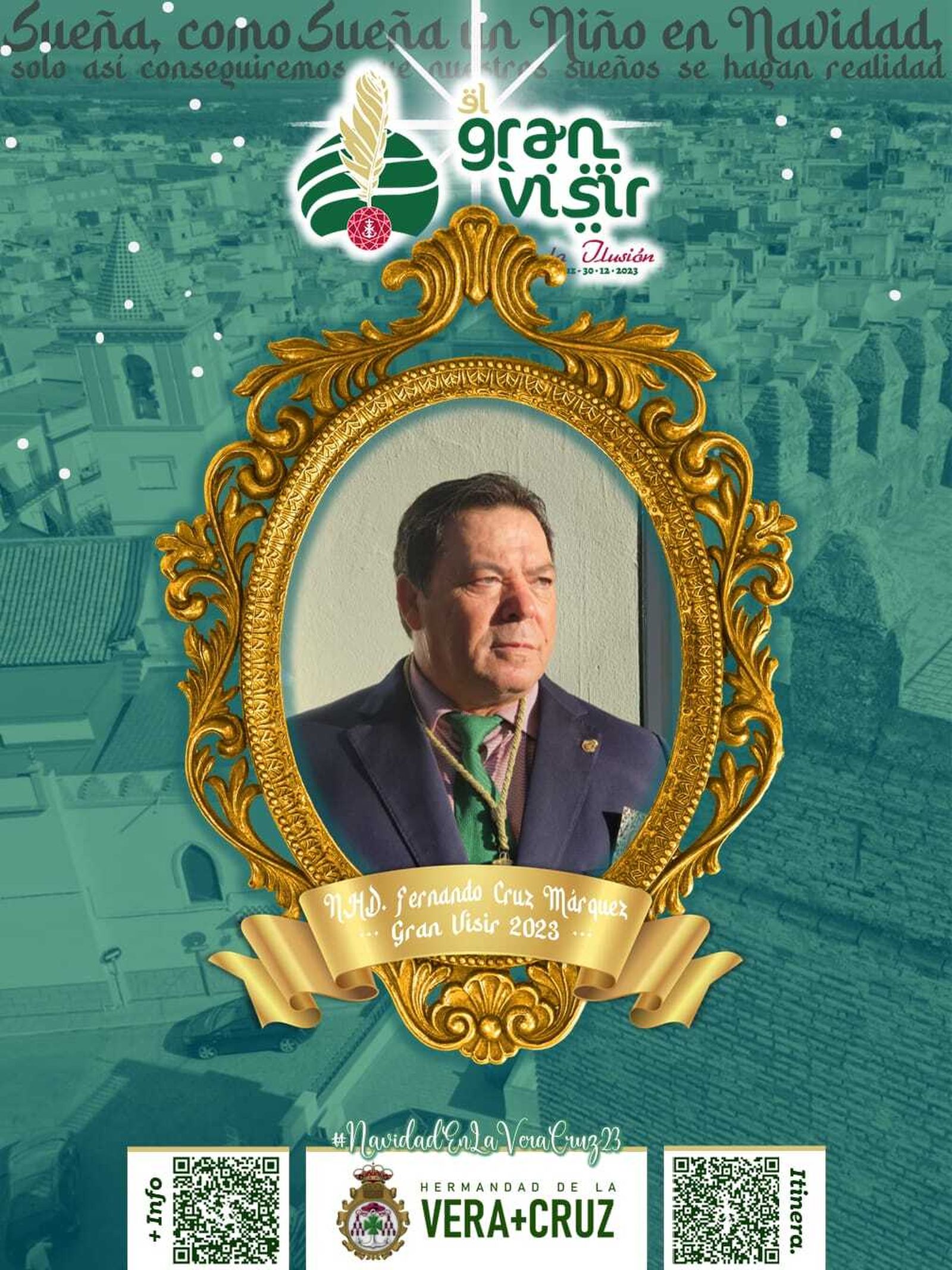 Fernando Cruz Márquez encarnará al Gran Visir en la primera edición de esta iniciativa.