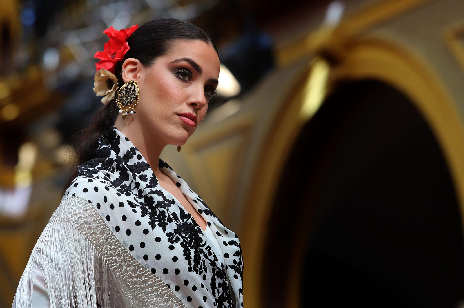 Huelva Flamenca 2023. Imágenes del desfile benéfico de El Ajolí a favor de Cruz Roja Española